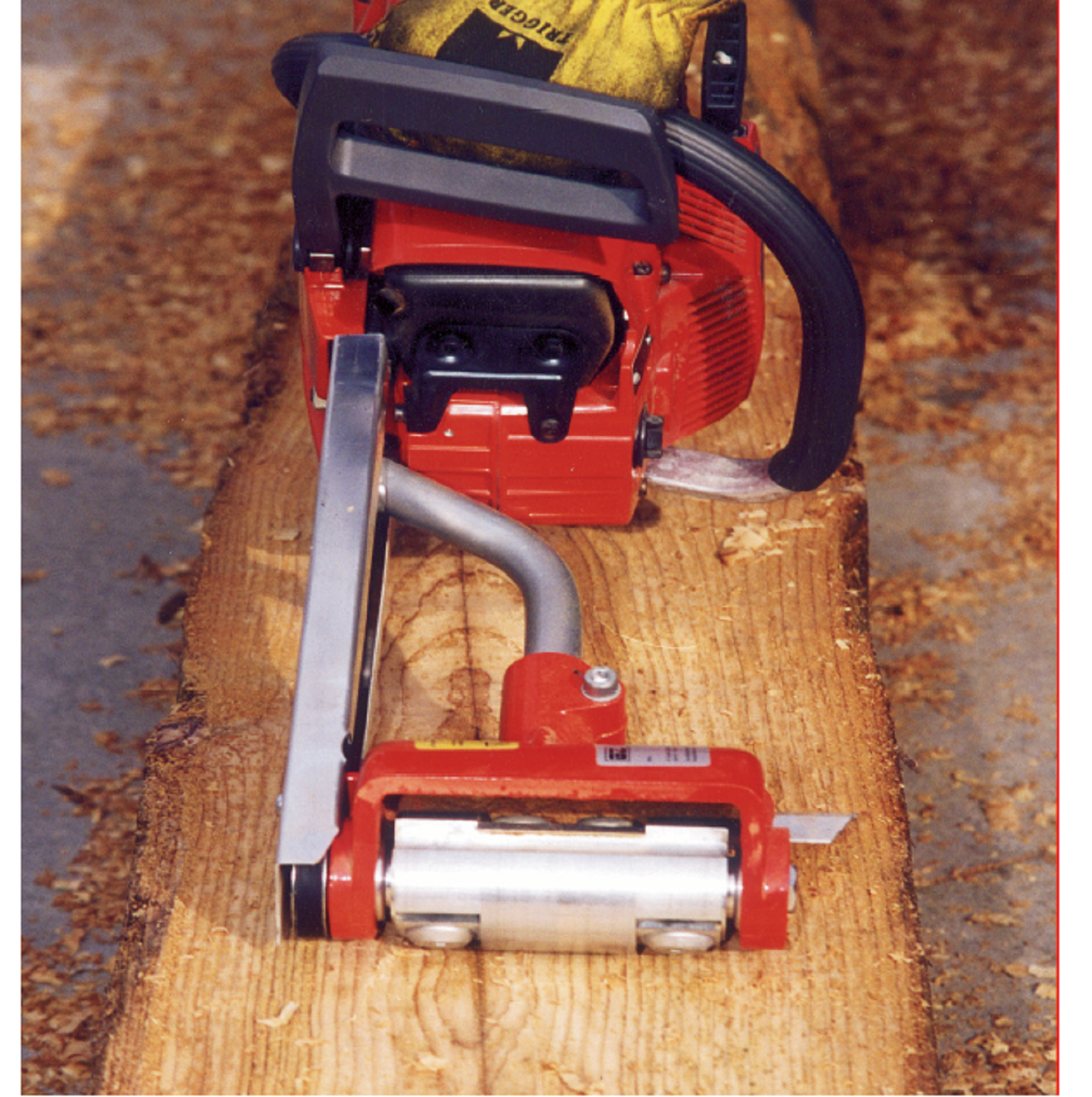 Log cutters and log peelers