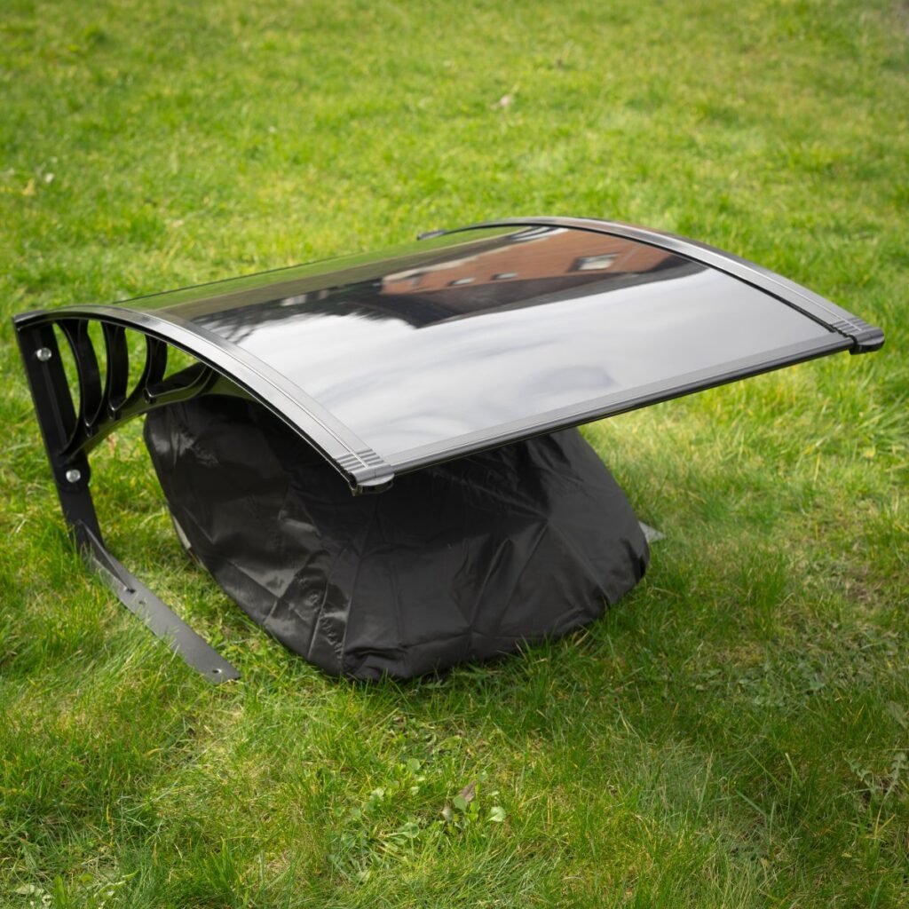 Robotniiduki varjualune / roboti garaaž must oNEST Nordic 103x77x44 cm
