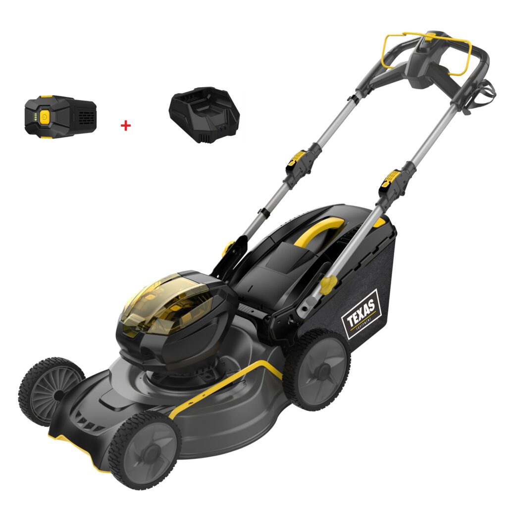 Battery mower Texas LMZ5800 pushable with 4,0Ah battery and standard charger